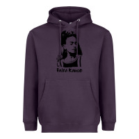 Plum frida kahlo Heavyweight Hoodie - DesigneFamous