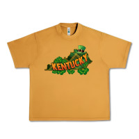 Peanut Butter Kentucky map St. Patrick's Day Urban Heavy Tee - FaDigitalArtStudio
