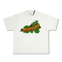 Pistachio Kentucky map St. Patrick's Day Urban Heavy Tee - FaDigitalArtStudio