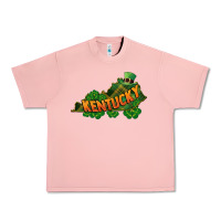 Salmon Kentucky map St. Patrick's Day Urban Heavy Tee - FaDigitalArtStudio
