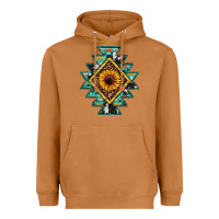 Meerkat aztec leopard sunflower Heavyweight Hoodie - JahusDesignShop