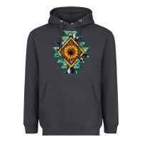 Smoke aztec leopard sunflower Heavyweight Hoodie - JahusDesignShop