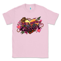 Bubblegum Pink I don't smoke but he's got a lighter Classic Tee - HowdyJamesFarm