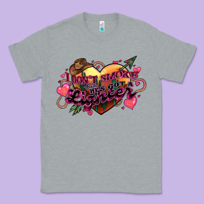 I Don't Smoke But He's Got A Lighter Classic Tee Designed By Howdyjamesfarm