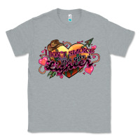 Heather Grey I don't smoke but he's got a lighter Classic Tee - HowdyJamesFarm