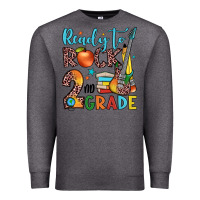 Charcoal Heather ready to rock 2nd grade Premium Sweatshirt - JahusDesignShop