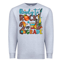 Heather Grey ready to rock 2nd grade Premium Sweatshirt - JahusDesignShop
