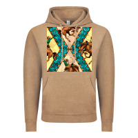 Vintage Coffee native american aztec seamless pattern 6 Vintage Hoodie - BundleAndBundleShop