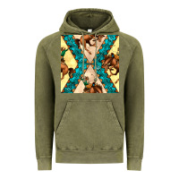 Vintage Olive native american aztec seamless pattern 6 Vintage Hoodie - BundleAndBundleShop
