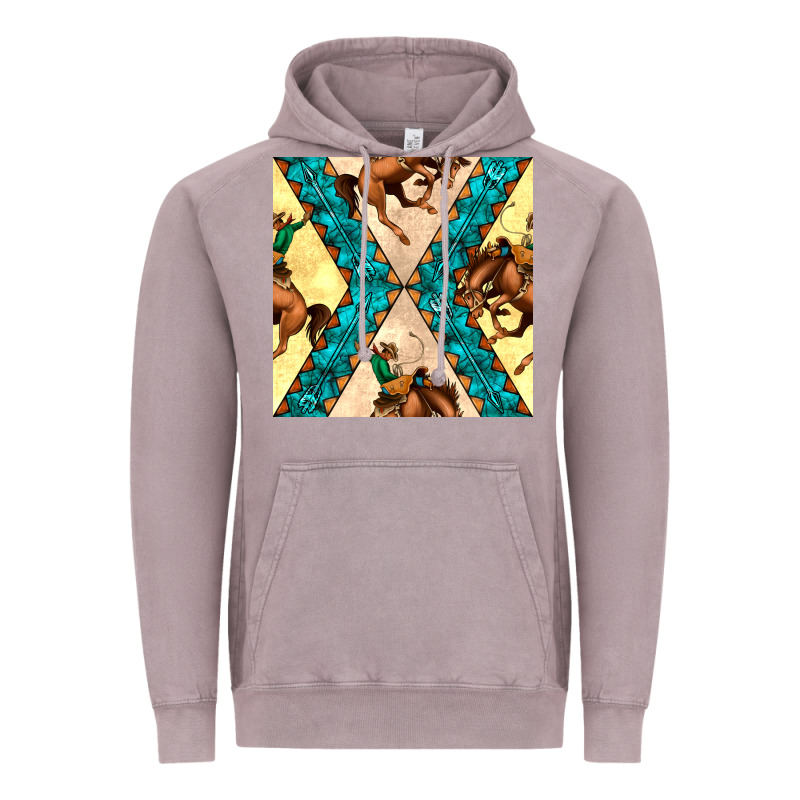 Native American Aztec Seamless Pattern 6 Vintage Hoodie by BundleAndBundleShop | Teevron