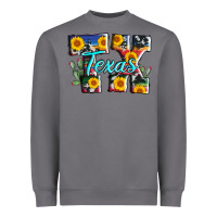 Storm texas tx serape sunflower cowhide Heavyweight Sweatshirt - AdoDesignShop