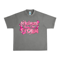 Tornado stronger than the storm breast cancer Urban Heavy Tee - RanaPortraitStore