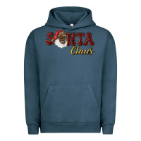 Pigment Midnight Navy african american santa claus Urban Hoodie - RanaPortraitStore