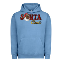 Pigment Pebble Blue african american santa claus Urban Hoodie - RanaPortraitStore
