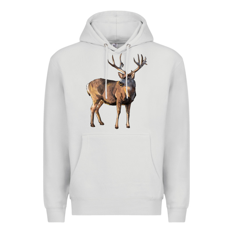 Mule Buck Deer Premium Hoodie by LillyAllenDesigns | Teevron