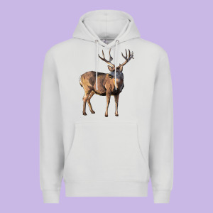Mule Buck Deer Premium Hoodie Designed By Lillyallendesigns