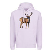 Lilac Mule Buck Deer Premium Hoodie - LillyAllenDesigns