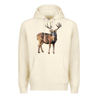 Sandshell Mule Buck Deer Premium Hoodie - LillyAllenDesigns