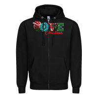 Black love christmas Zipper Hoodie - AdoDesignShop