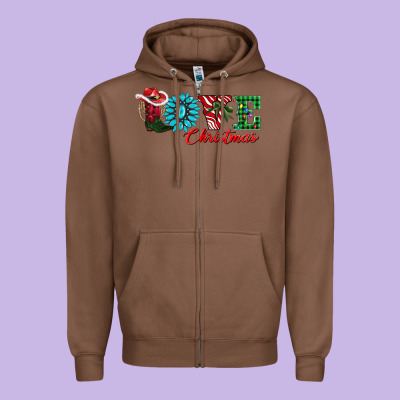 Love Christmas Zipper Hoodie Designed By Adodesignshop