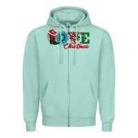 Seafoam love christmas Zipper Hoodie - AdoDesignShop