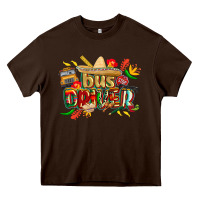 Chocolate Brown cinco de mayo bus driver Heavy Core Tee - CowGirlArtShop