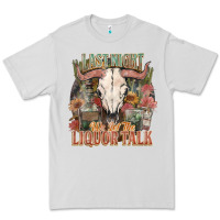 Dove Grey Last night we let the liquor talk Premium Tee - HowdyJamesFarm
