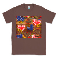 Chestnut america heart Classic Tee - Artiststas