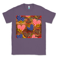 Lavender america heart Classic Tee - Artiststas