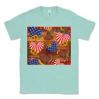 Seafoam america heart Classic Tee - Artiststas