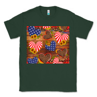 Sports Green america heart Classic Tee - Artiststas