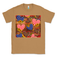 Toasted Coconut america heart Classic Tee - Artiststas