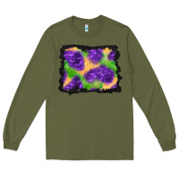 Army Green halloween spooky bat background Long Sleeve Tee - BundleAndBundleShop