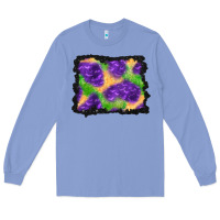 Colony Blue halloween spooky bat background Long Sleeve Tee - BundleAndBundleShop