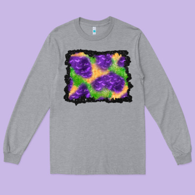 Halloween Spooky Bat Background Long Sleeve Tee Designed By Bundleandbundleshop