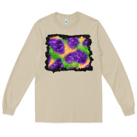 Mushroom halloween spooky bat background Long Sleeve Tee - BundleAndBundleShop