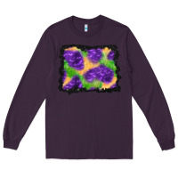 Plum halloween spooky bat background Long Sleeve Tee - BundleAndBundleShop