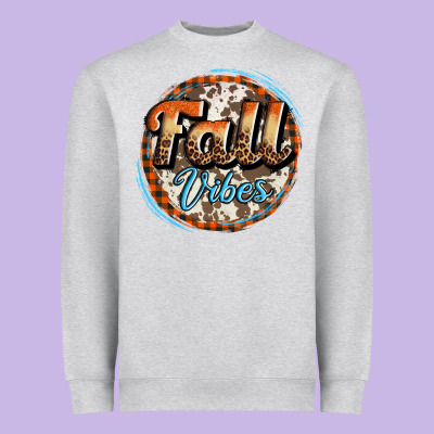 Fall Vibes Heavyweight Sweatshirt Designed By Adodesignshop