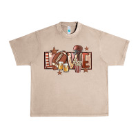 French Oak football love Urban Heavy Tee - FaDigitalArtStudio