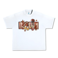 White football love Urban Heavy Tee - FaDigitalArtStudio
