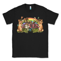 Black Oh how he loves us cross Easter Day Classic Tee - HowdyJamesFarm