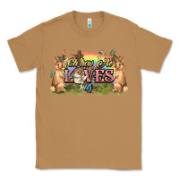 Toasted Coconut Oh how he loves us cross Easter Day Classic Tee - HowdyJamesFarm