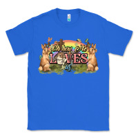True Royal Oh how he loves us cross Easter Day Classic Tee - HowdyJamesFarm