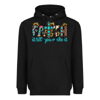 Black faith it till you make it Heavyweight Hoodie - JahusDesignShop