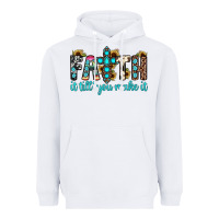 White faith it till you make it Heavyweight Hoodie - JahusDesignShop