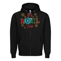 Black it's noel y'all Zipper Hoodie - AdoDesignShop