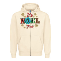 Sandshell it's noel y'all Zipper Hoodie - AdoDesignShop