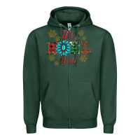 Sports Green it's noel y'all Zipper Hoodie - AdoDesignShop