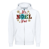 White it's noel y'all Zipper Hoodie - AdoDesignShop
