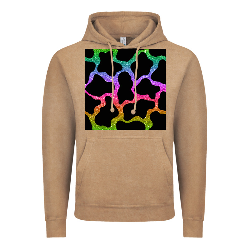 Cow Glitter Seamless Pattern Vintage Hoodie by BundleAndBundleShop | Teevron